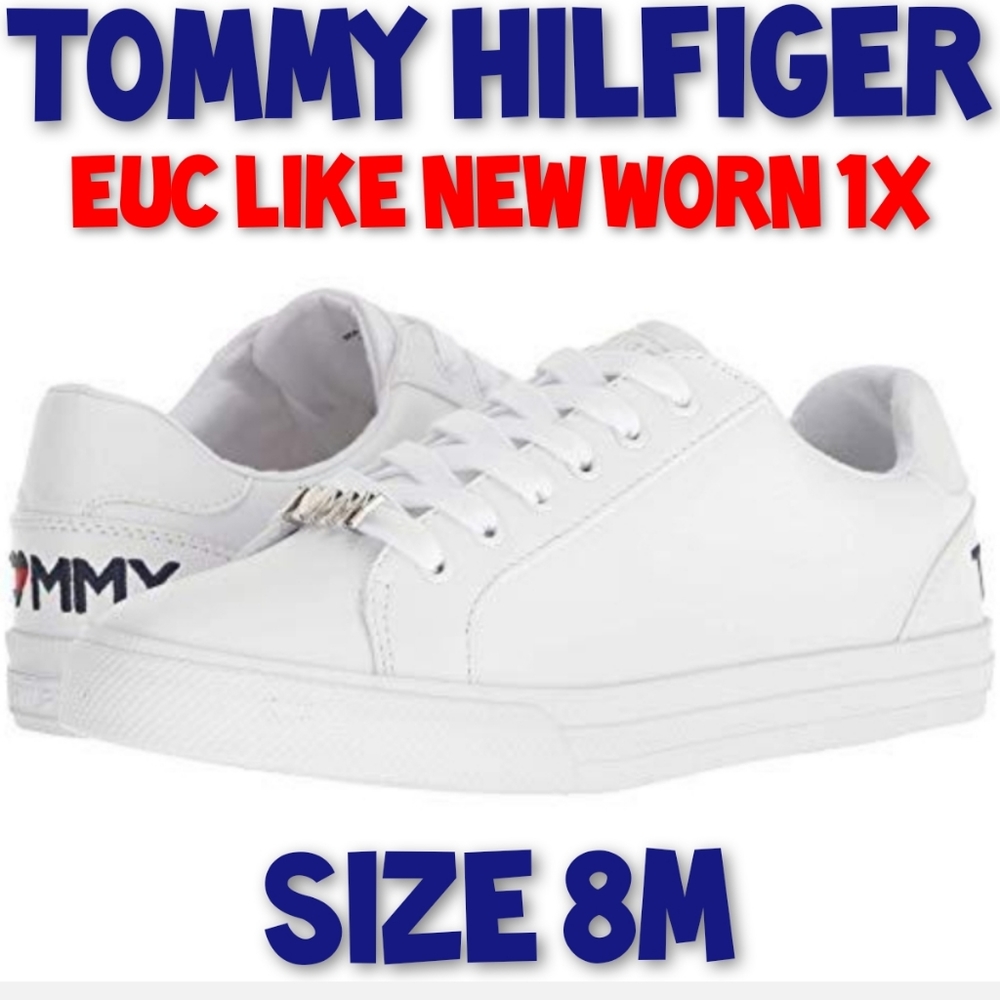 Tommy Hilfiger Shoes Size 8 Alune Lace Up Like New - Picture 1 of 11